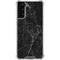 Black Marble Galaxy S21 FE Clear Case